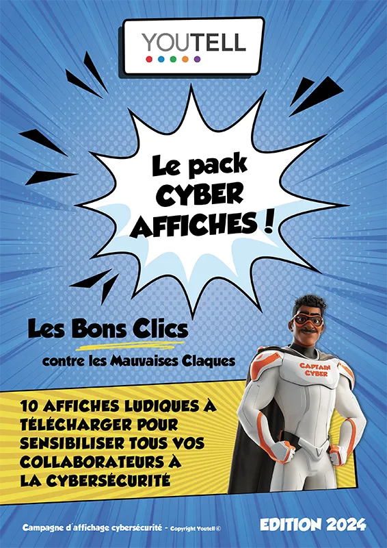 Cybersécurité. Pack affiches cyber